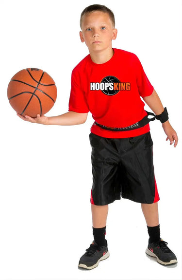 Use the Hoop Harness to work on one handed passing drills too.